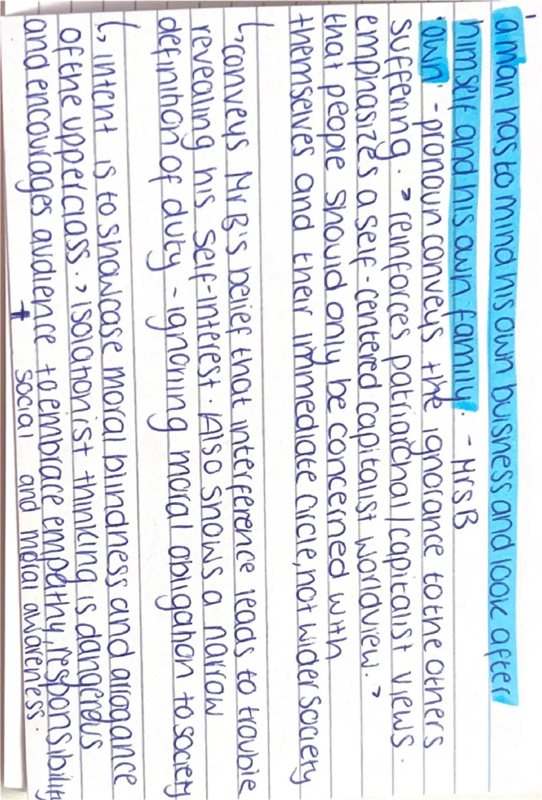 # INSPECTOR CALLS

# MRS. BIRLING

- quotes
- analysis
- innocence

english paper 2 --- OCR Start ---
you'll realise thatmen with important 