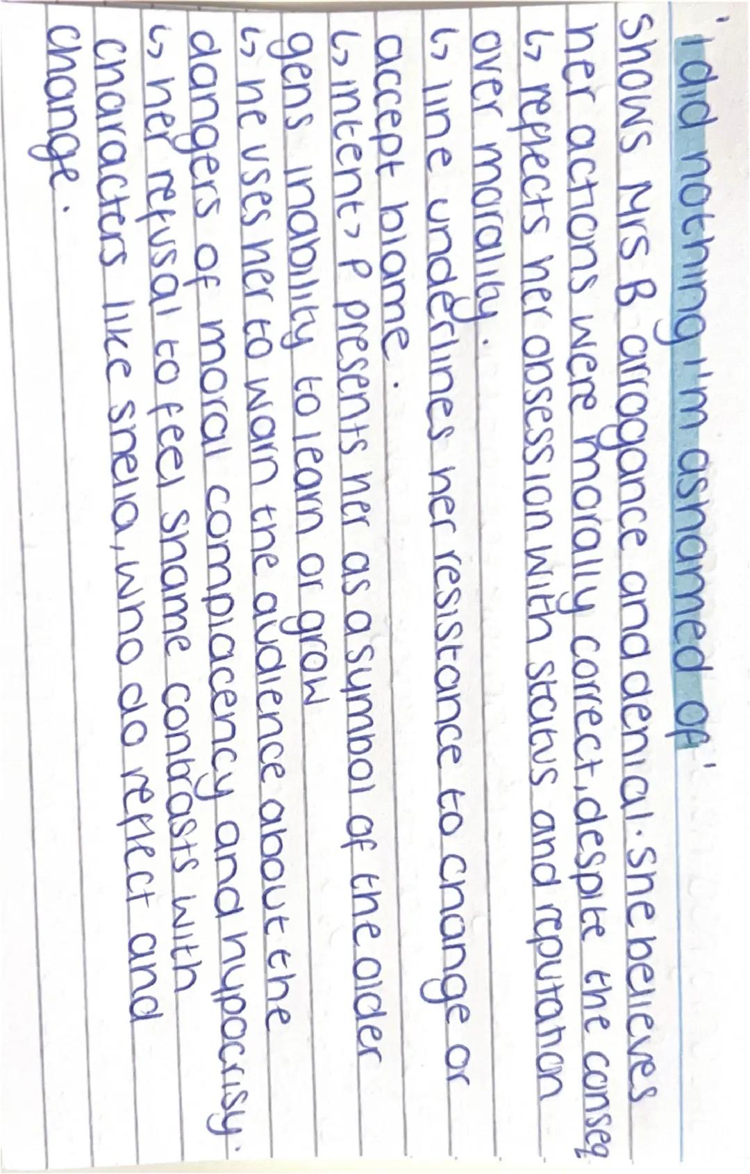 # INSPECTOR CALLS

# MRS. BIRLING

- quotes
- analysis
- innocence

english paper 2 --- OCR Start ---
you'll realise thatmen with important 