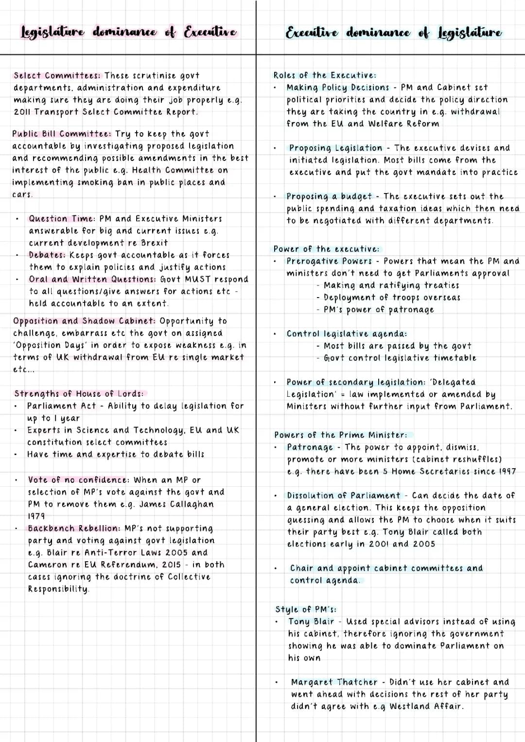 How the UK Government Works: Watching Over Leaders and Making Laws