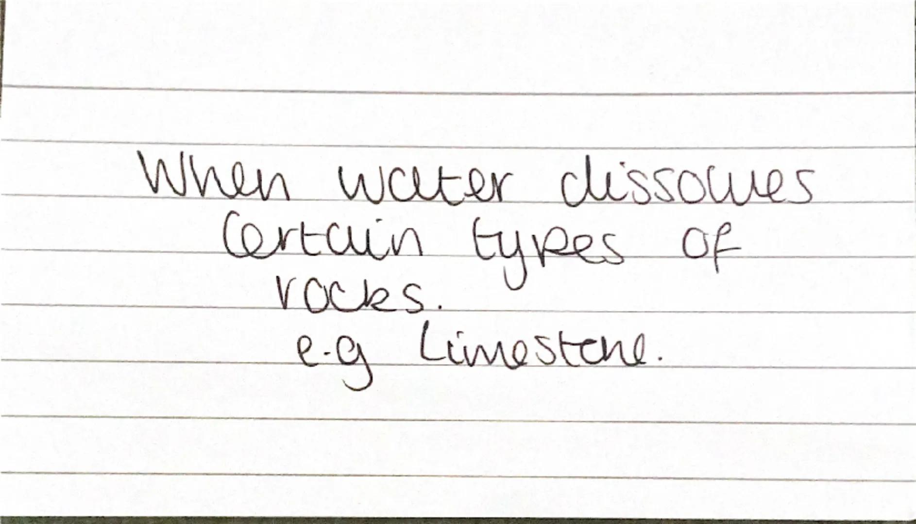 What is Hydraulic
Action?
Geography A Sheer power of water
smashes agais rist the
riverbanks.
Air gets trapped in the
cracks of the rocks, m