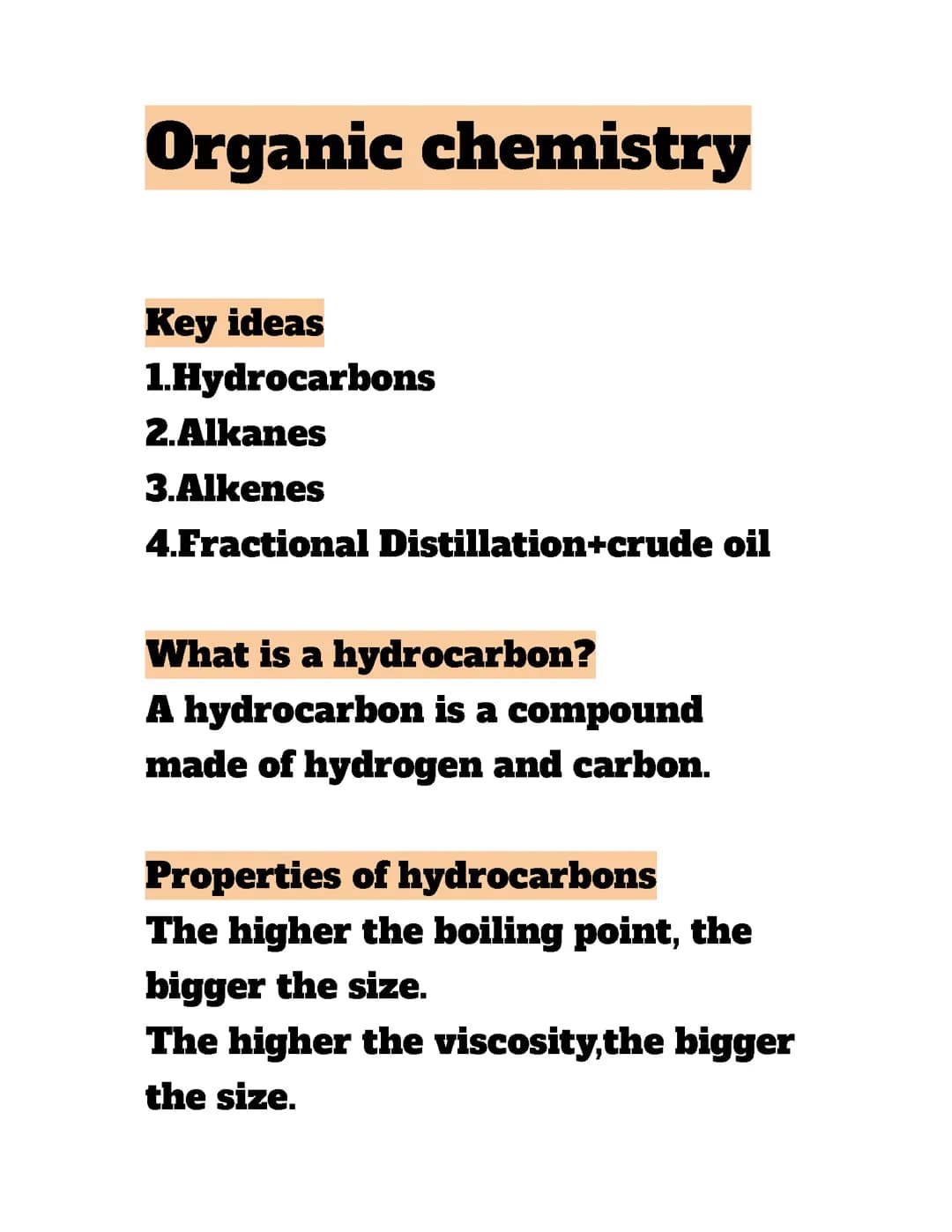Organic Chemistry