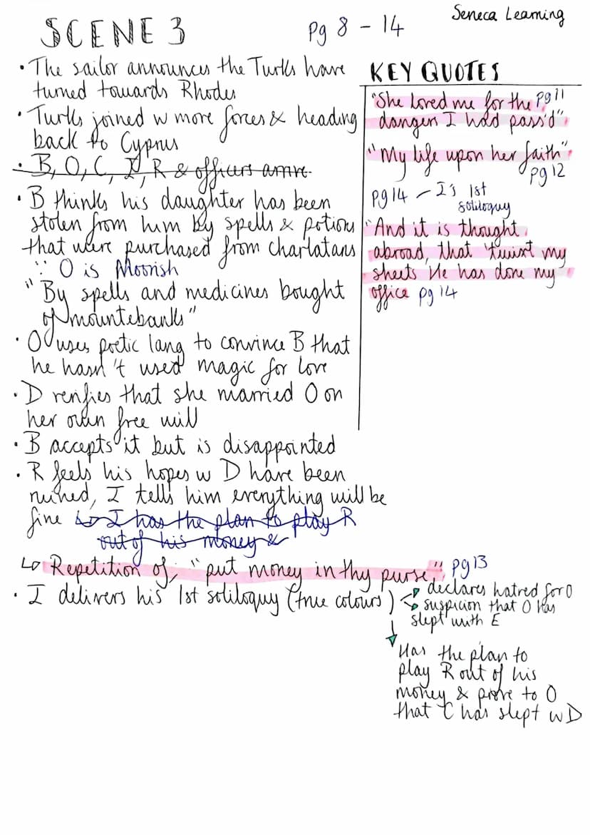 0
•
8
.
ACTI SCENEI P9 4-7
pg
Othello & Desdemona are married
Takes place in Venice
Starts in the middle of an
argument between RUX I
I has 