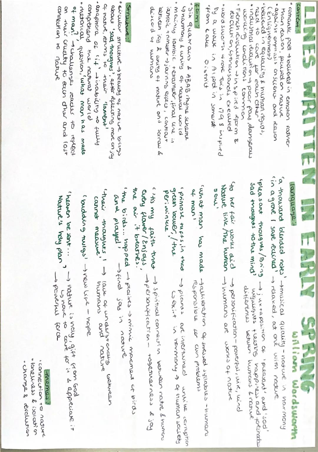 Lines Written In Early Spring by William Wordsworth