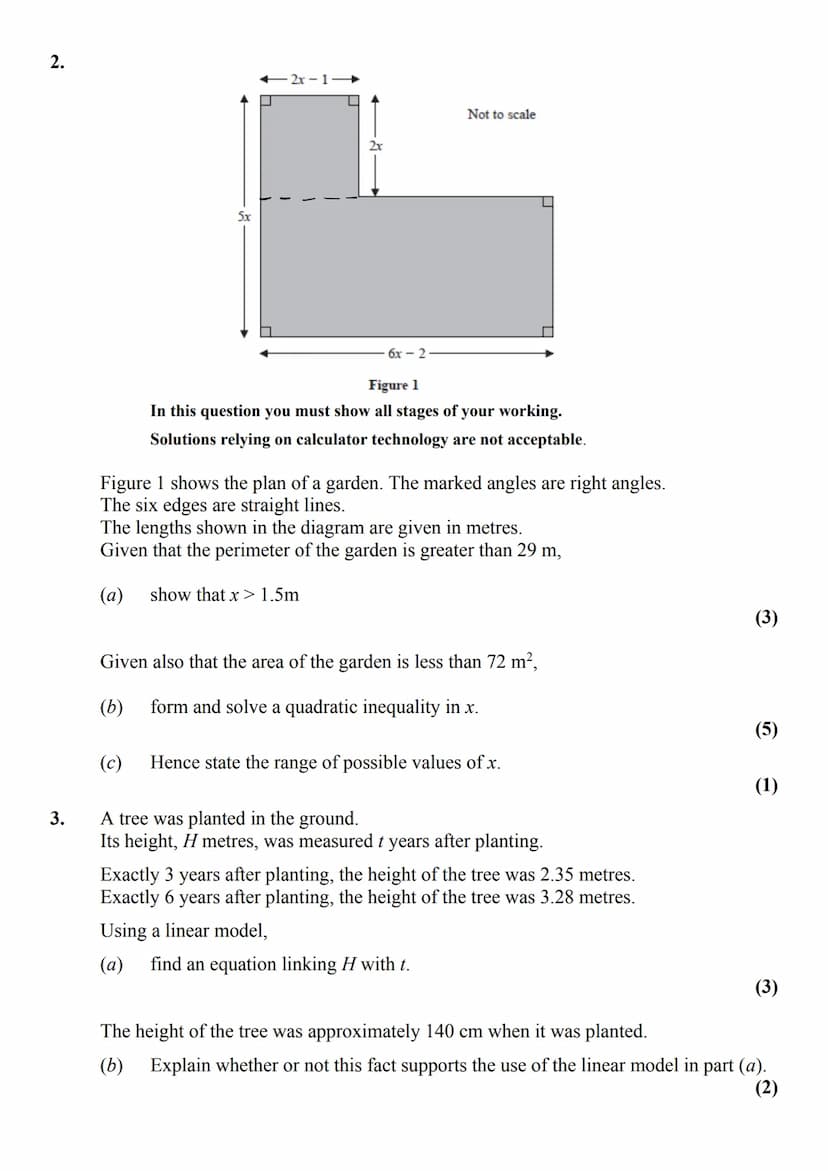 Name:
Score: 57/57
Strengths:
1.
Finding equation of a straight line
Points of intersection
Discriminant
Modelling
Inequalities
Area problem