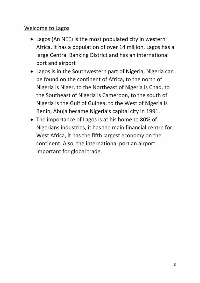 Urban Trends
• The worlds urban population is constantly increasing,
HICs increase slower than LICs and NEEs because they
have already devel
