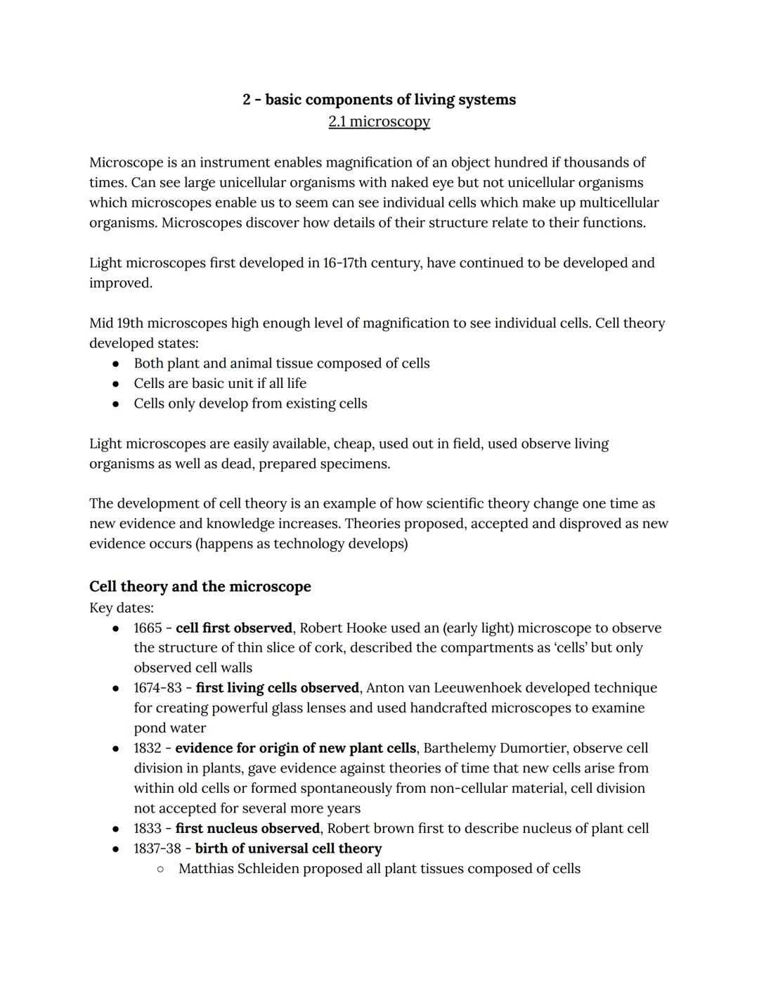 Microscope is an instrument enables magnification of an object hundred if thousands of
times. Can see large unicellular organisms with naked