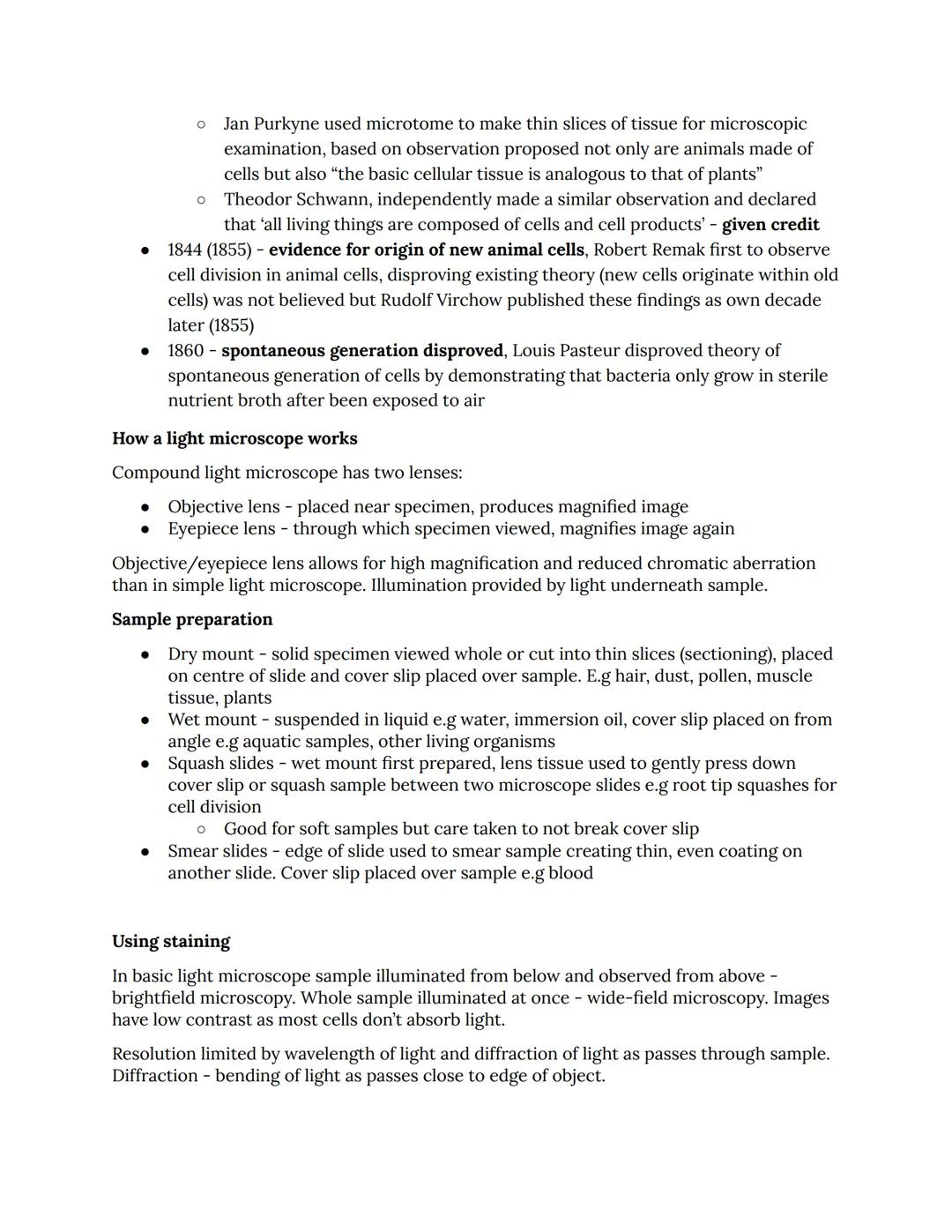Microscope is an instrument enables magnification of an object hundred if thousands of
times. Can see large unicellular organisms with naked