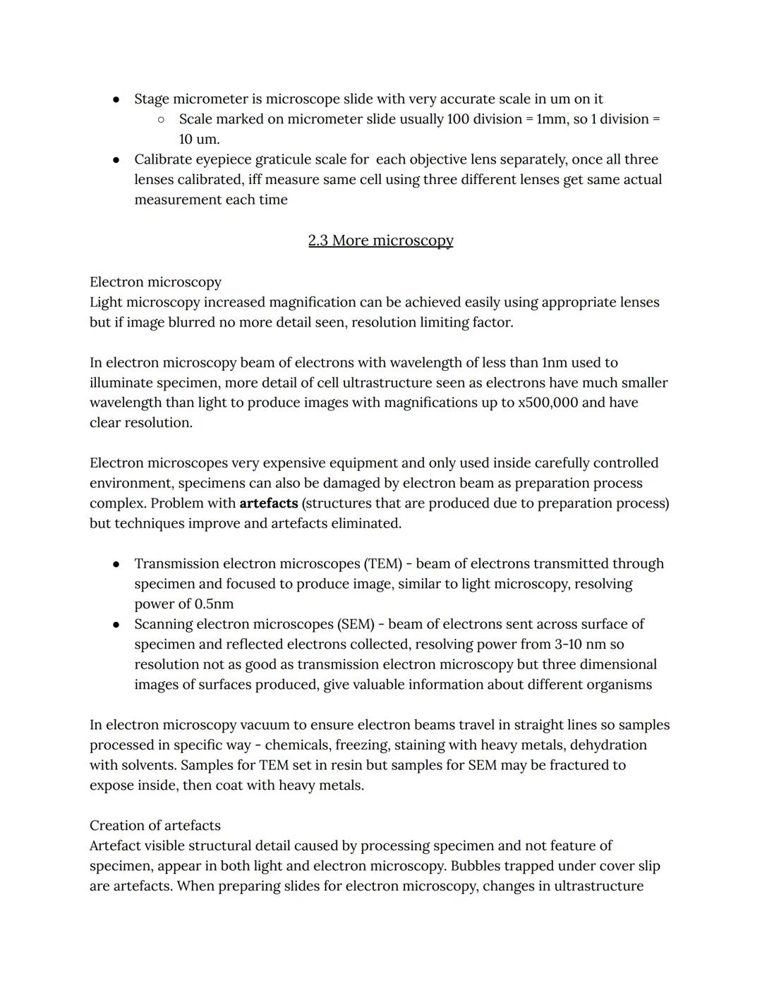 Microscope is an instrument enables magnification of an object hundred if thousands of
times. Can see large unicellular organisms with naked