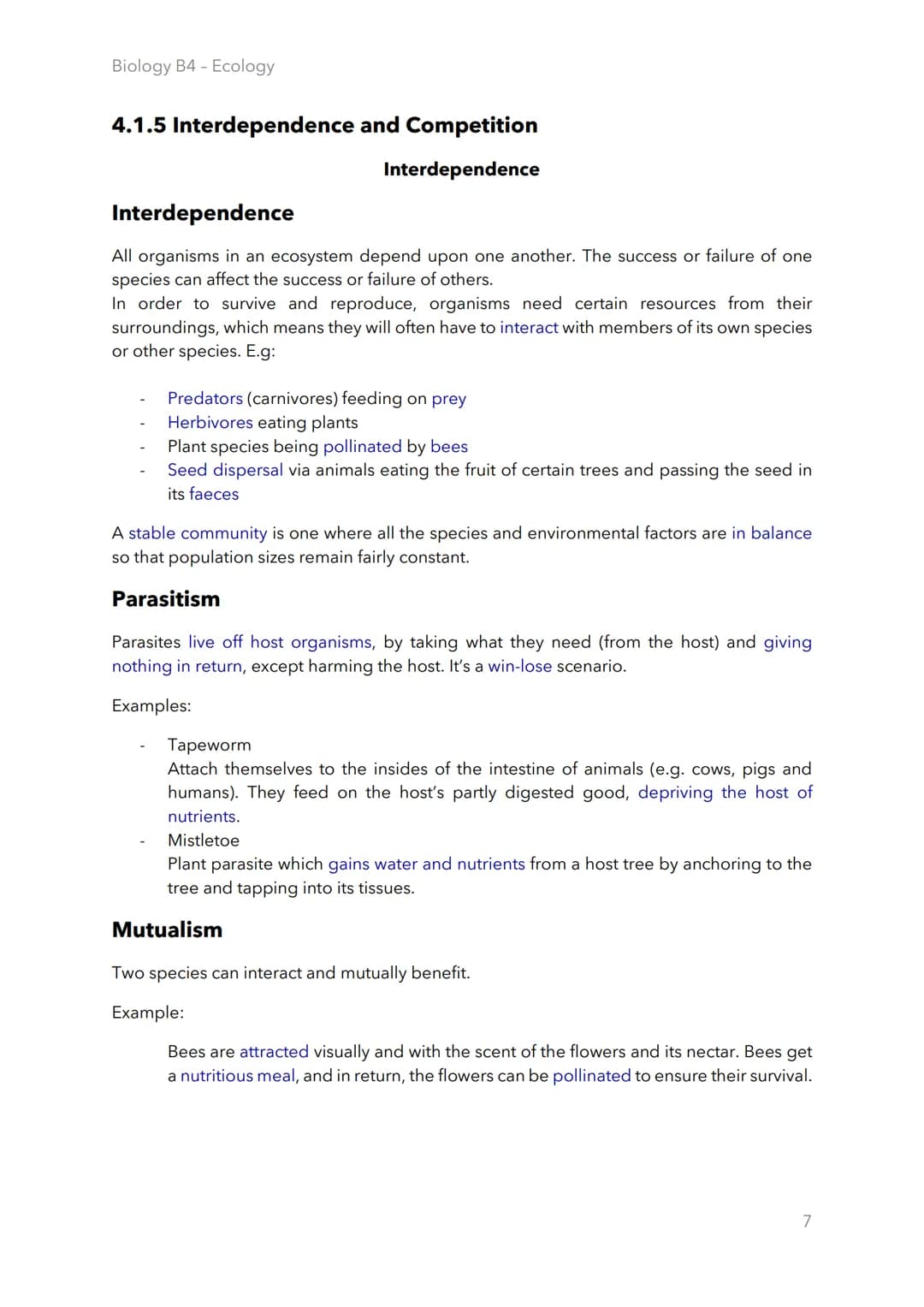 Biology B4 - Ecology
4.1.1 The cycling of materials
Microorganisms in Material Cycling
Material cycling
Material Cycling - breakdown and re-