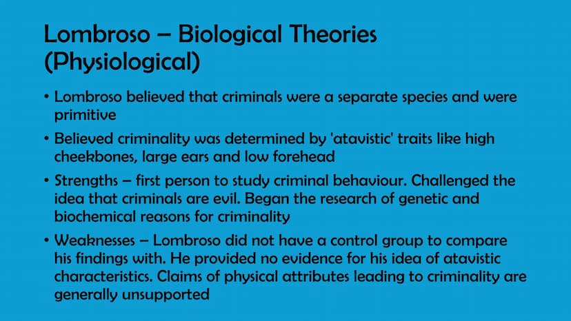 Unit 2
WJEC Criminology A-Level
By Bailie Burnett Glossary
• AC 1.1 & 1.2 - Slide 3-5
• AC 2.1 (3.2) - Slide 6-14
.
.
•
AC 2.2 (3.2) - Slide