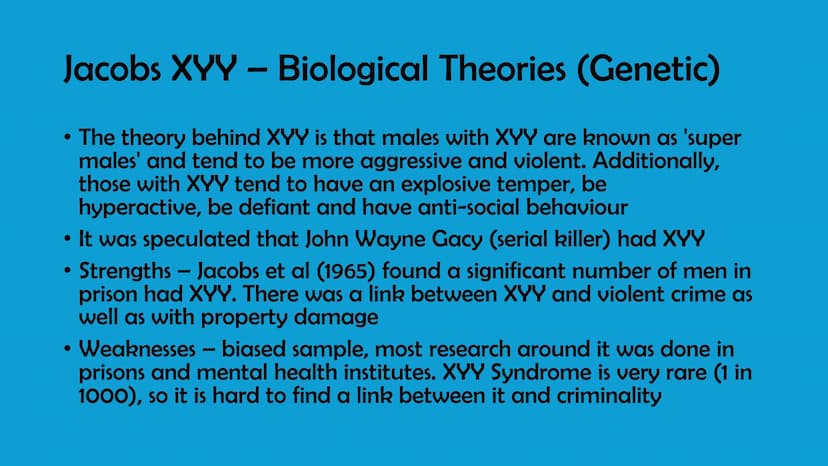 Unit 2
WJEC Criminology A-Level
By Bailie Burnett Glossary
• AC 1.1 & 1.2 - Slide 3-5
• AC 2.1 (3.2) - Slide 6-14
.
.
•
AC 2.2 (3.2) - Slide