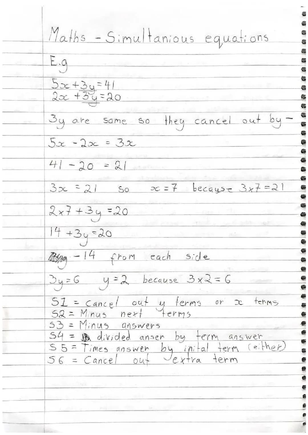 Step-by-Step Guide to Solving Simultaneous Equations: Examples, Methods, and Answers