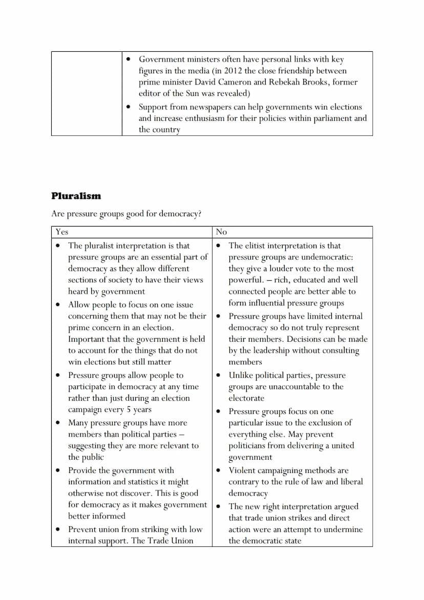 Types of pressure groups
o INSIDER GROUPS
Insider groups. have close links with the government and are consulted by the
government.
These gr