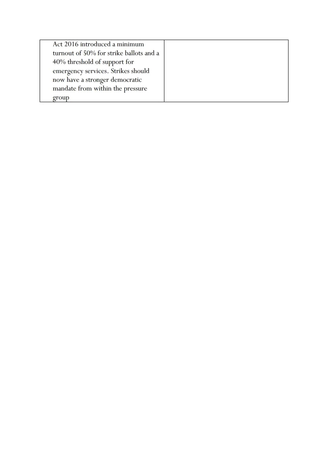 Types of pressure groups
o INSIDER GROUPS
Insider groups. have close links with the government and are consulted by the
government.
These gr