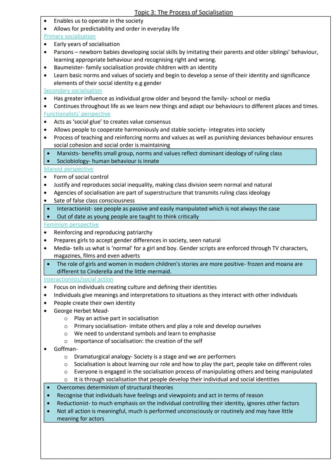 Culture and identity
Topic 1: the meaning and importance of culture - page 2
Topic 2: theoretical perspective of culture - page 3
Topic 3: t