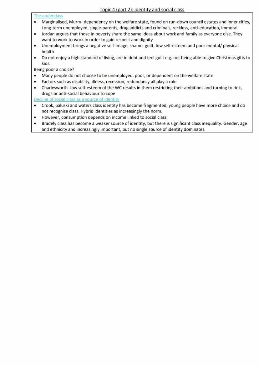 Culture and identity
Topic 1: the meaning and importance of culture - page 2
Topic 2: theoretical perspective of culture - page 3
Topic 3: t