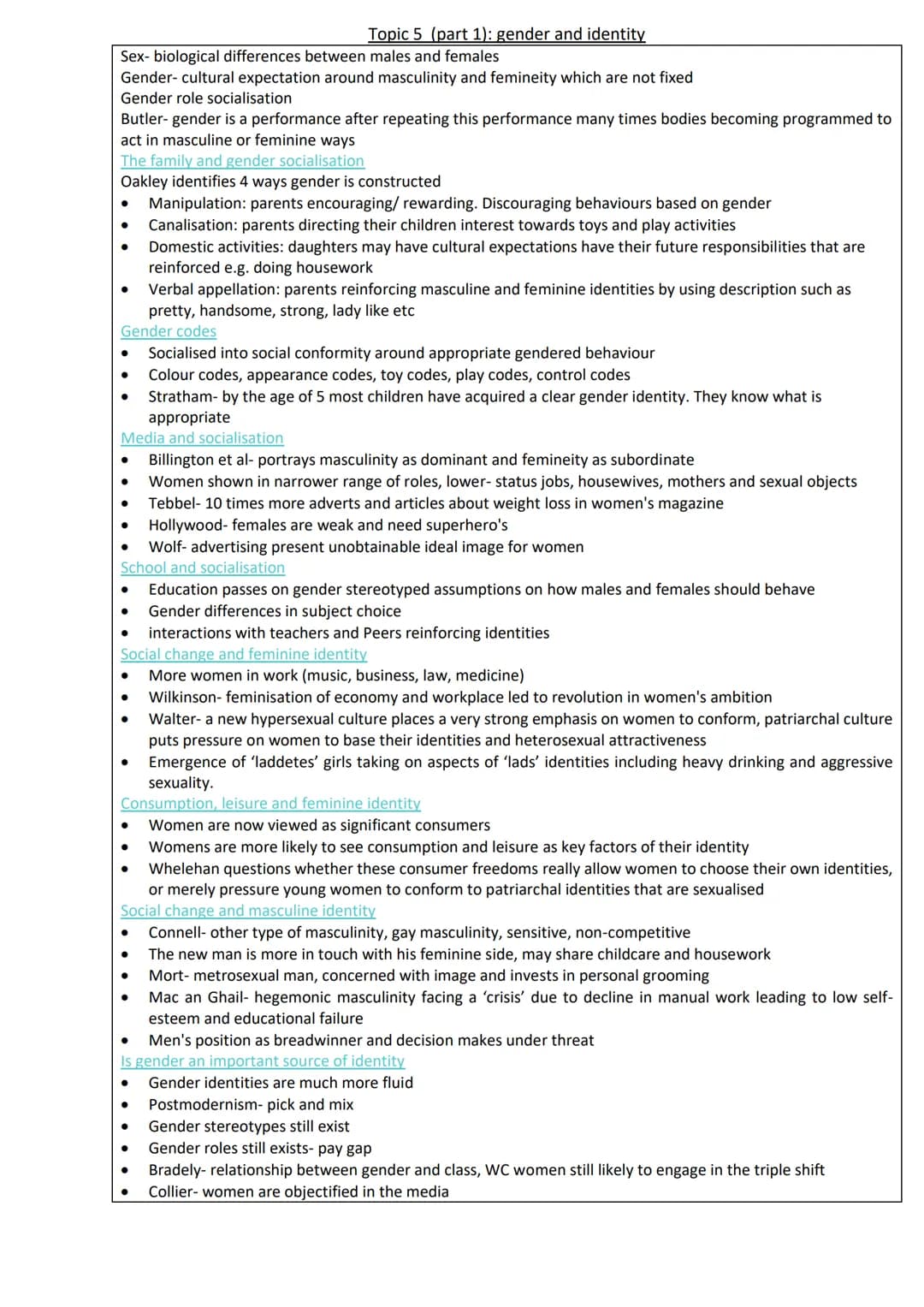 Culture and identity
Topic 1: the meaning and importance of culture - page 2
Topic 2: theoretical perspective of culture - page 3
Topic 3: t