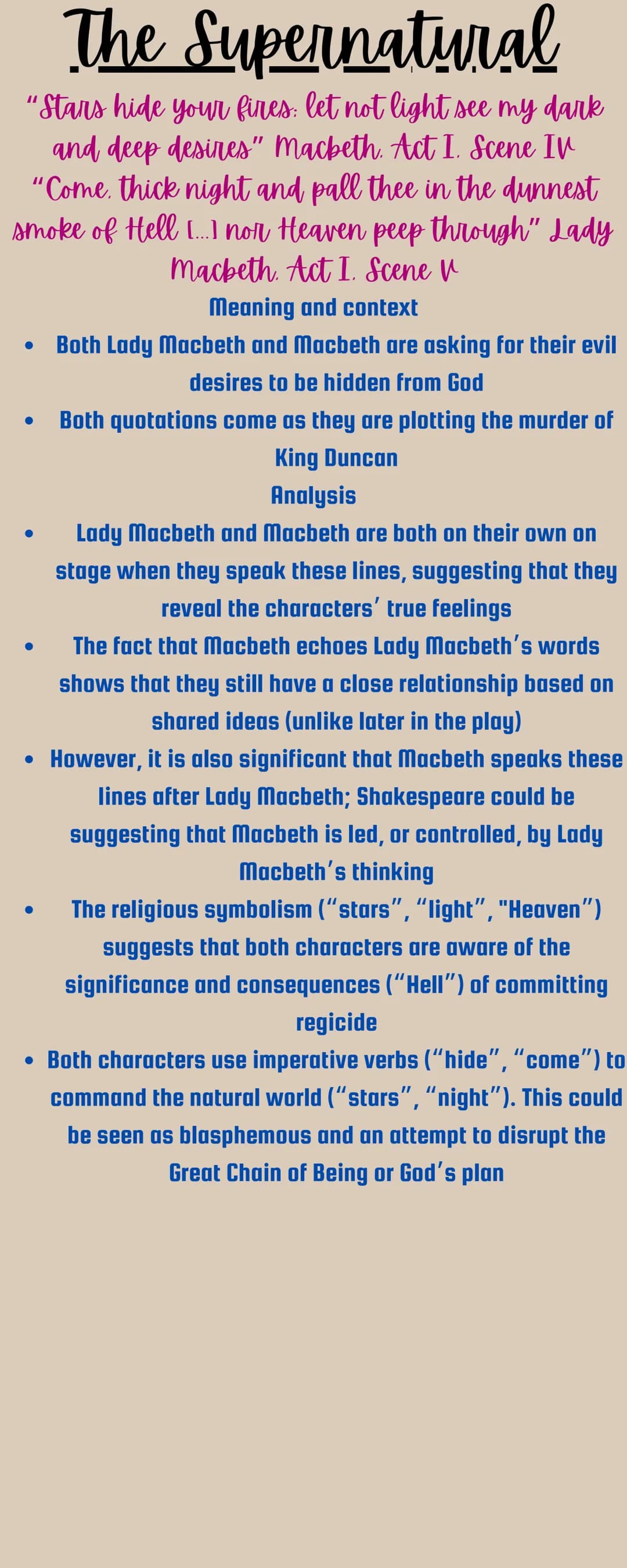 Macbeth
Below are all of the themes from
Macbeth, a Reason why Shakespeare
has done this, quotes from MB and how
it relates to the theme.
Am