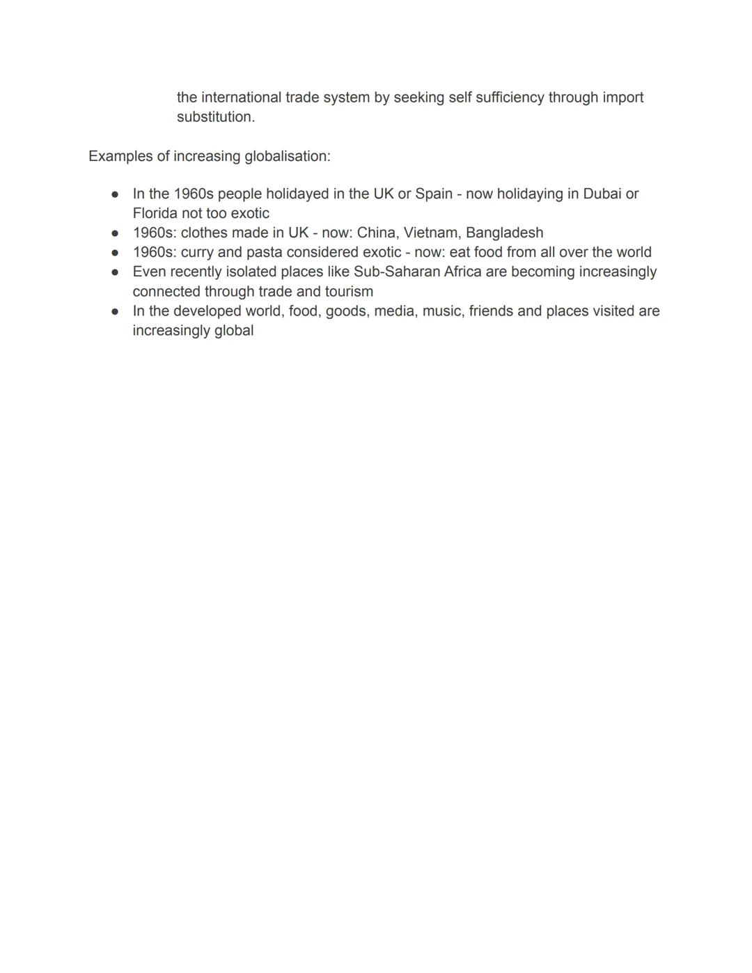 # 3.1A: What is Globalisation?

Globalisation involves widening and deepening global connections,
interdependence and flows (commodities, ca