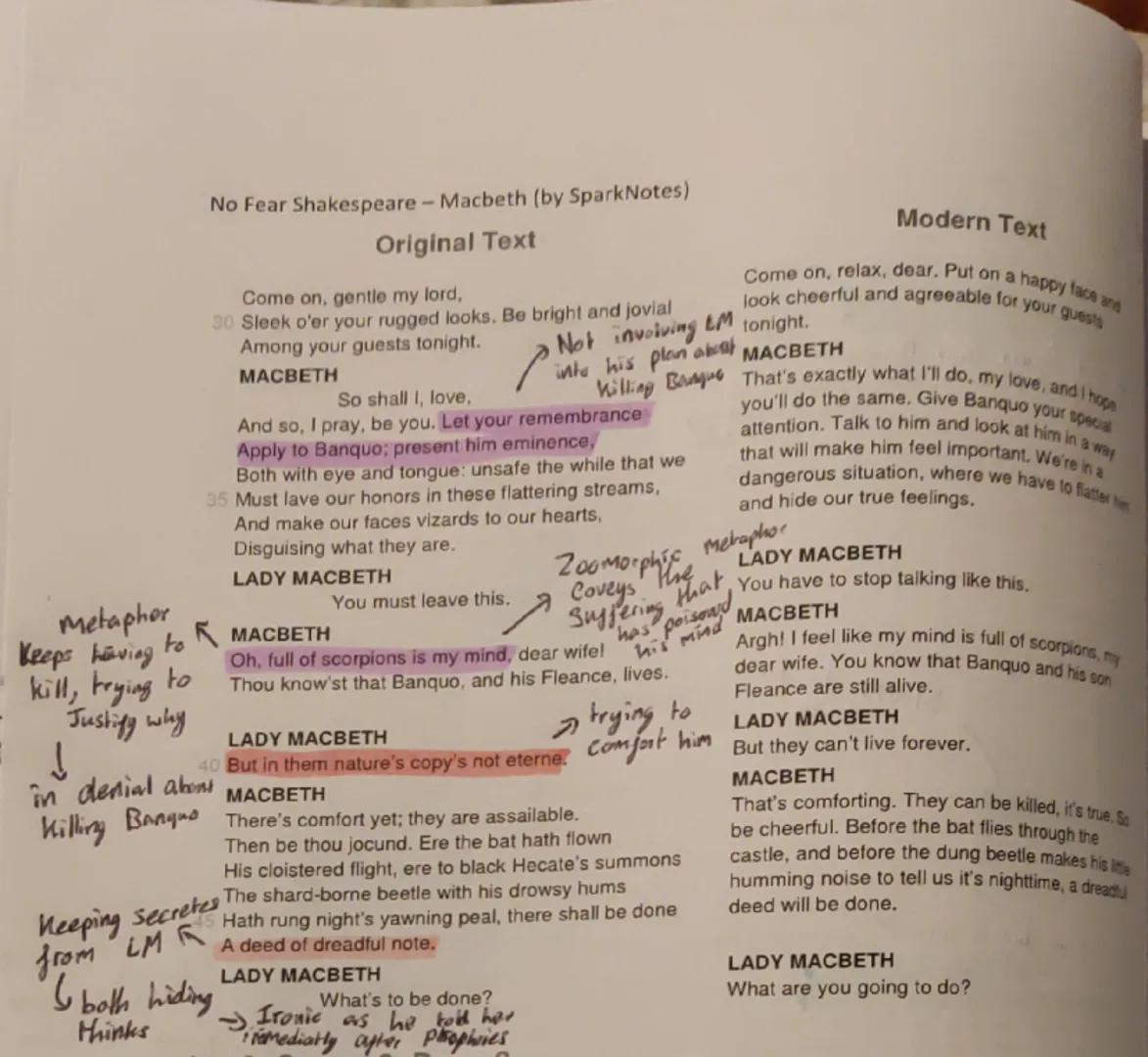 No Fear Shakespeare - Macbeth (by SparkNotes)
Original Text
Exeunt MURDERERS
It is concluded. Banquo, thy soul's flight,
If it find heaven, 