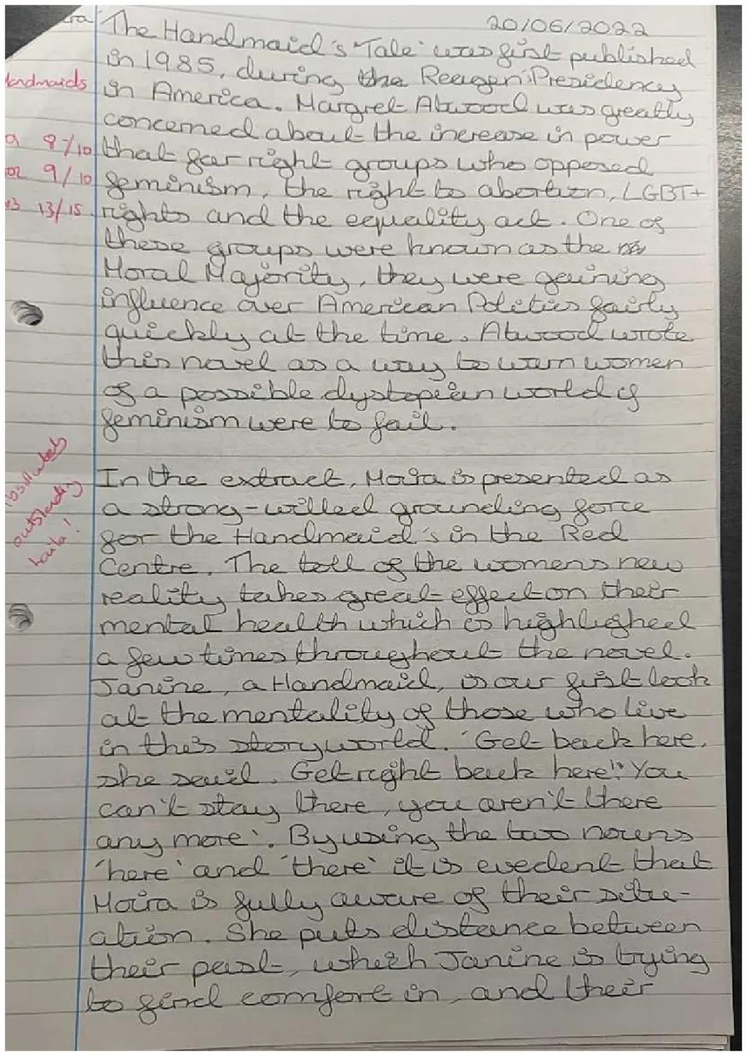 Handmaid's Tale Essay