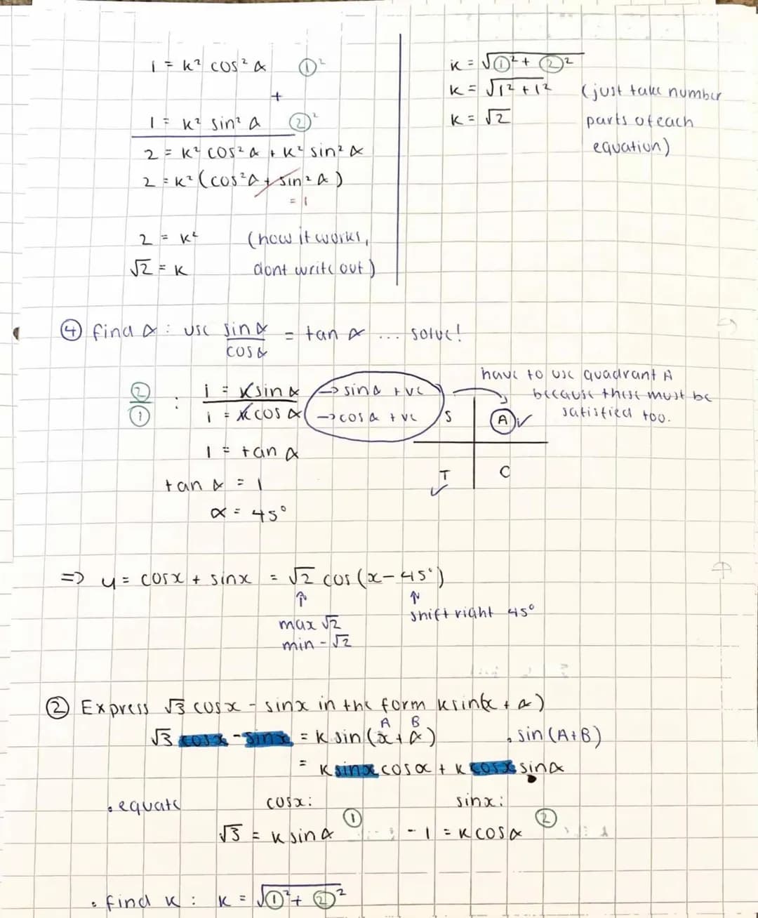 WAVE FUNCTION
Any combination of sine and cosing functions can be written in the form:
ksin (x²x) OR K COS (x + x)
↑
↑
amplituck
horizontal
