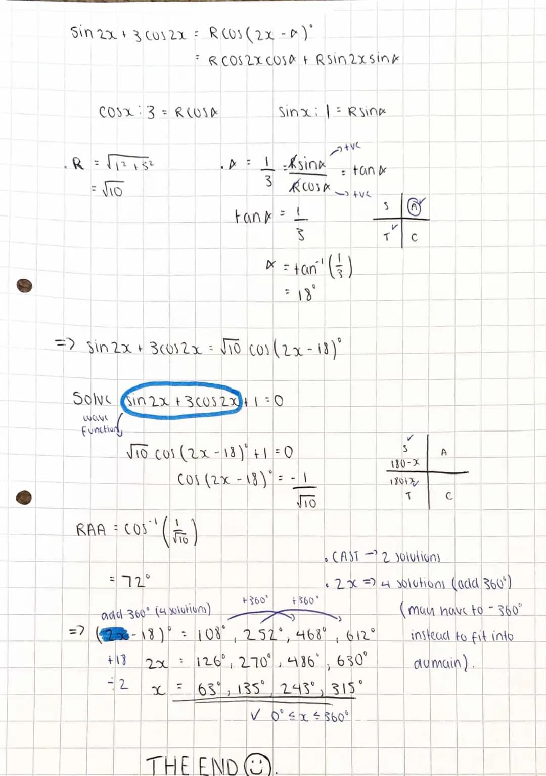 WAVE FUNCTION
Any combination of sine and cosing functions can be written in the form:
ksin (x²x) OR K COS (x + x)
↑
↑
amplituck
horizontal
