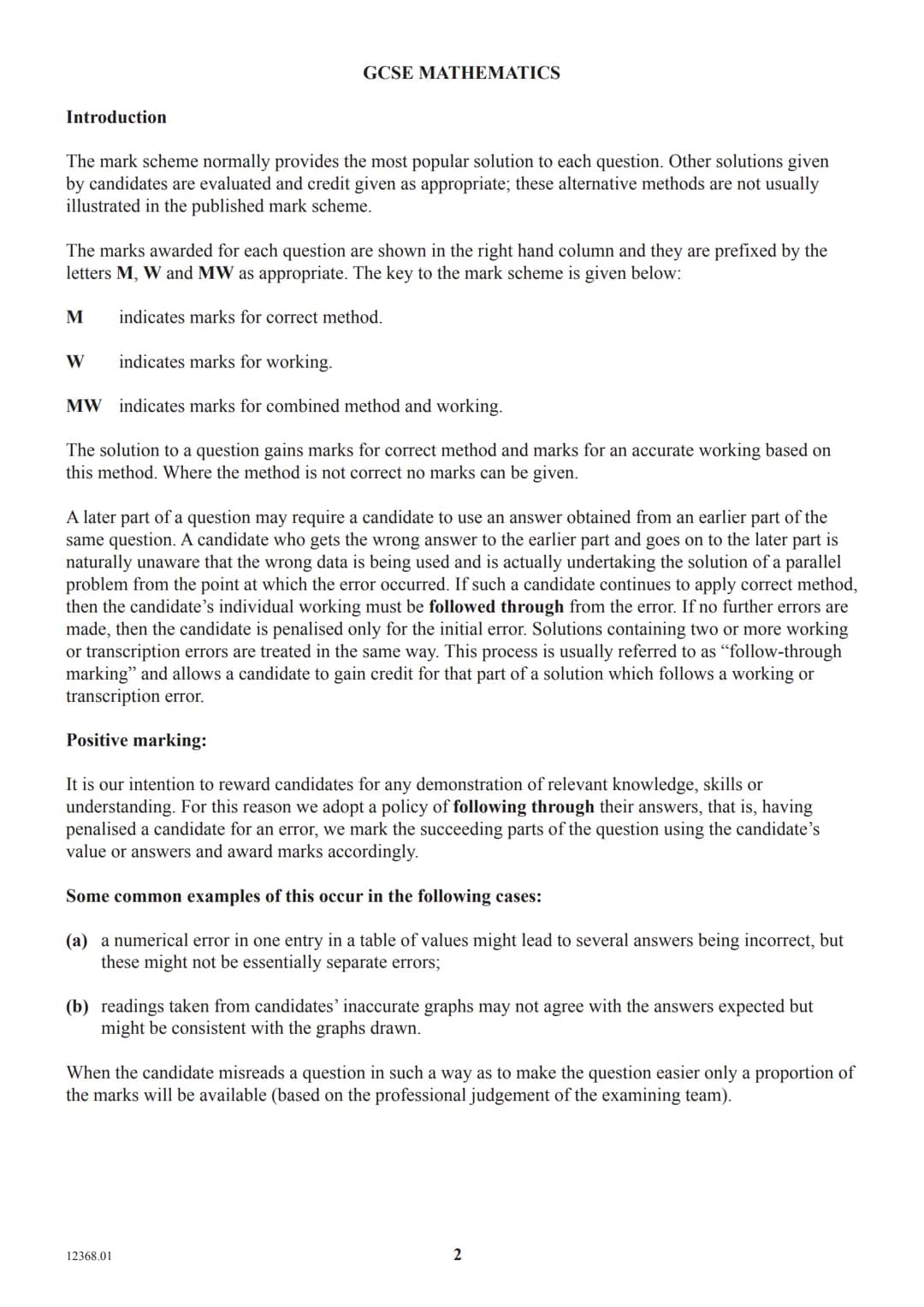 cea
Rewarding Learning
General Certificate of Secondary Education
Mathematics
Unit M1
(With calculator)
Foundation Tier
[GMC11]
Assessment
T