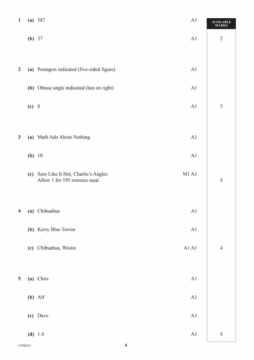 cea
Rewarding Learning
General Certificate of Secondary Education
Mathematics
Unit M1
(With calculator)
Foundation Tier
[GMC11]
Assessment
T