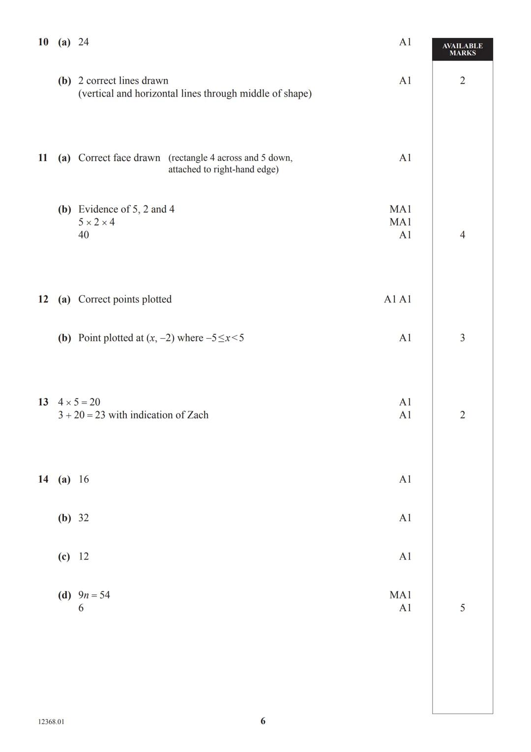 cea
Rewarding Learning
General Certificate of Secondary Education
Mathematics
Unit M1
(With calculator)
Foundation Tier
[GMC11]
Assessment
T