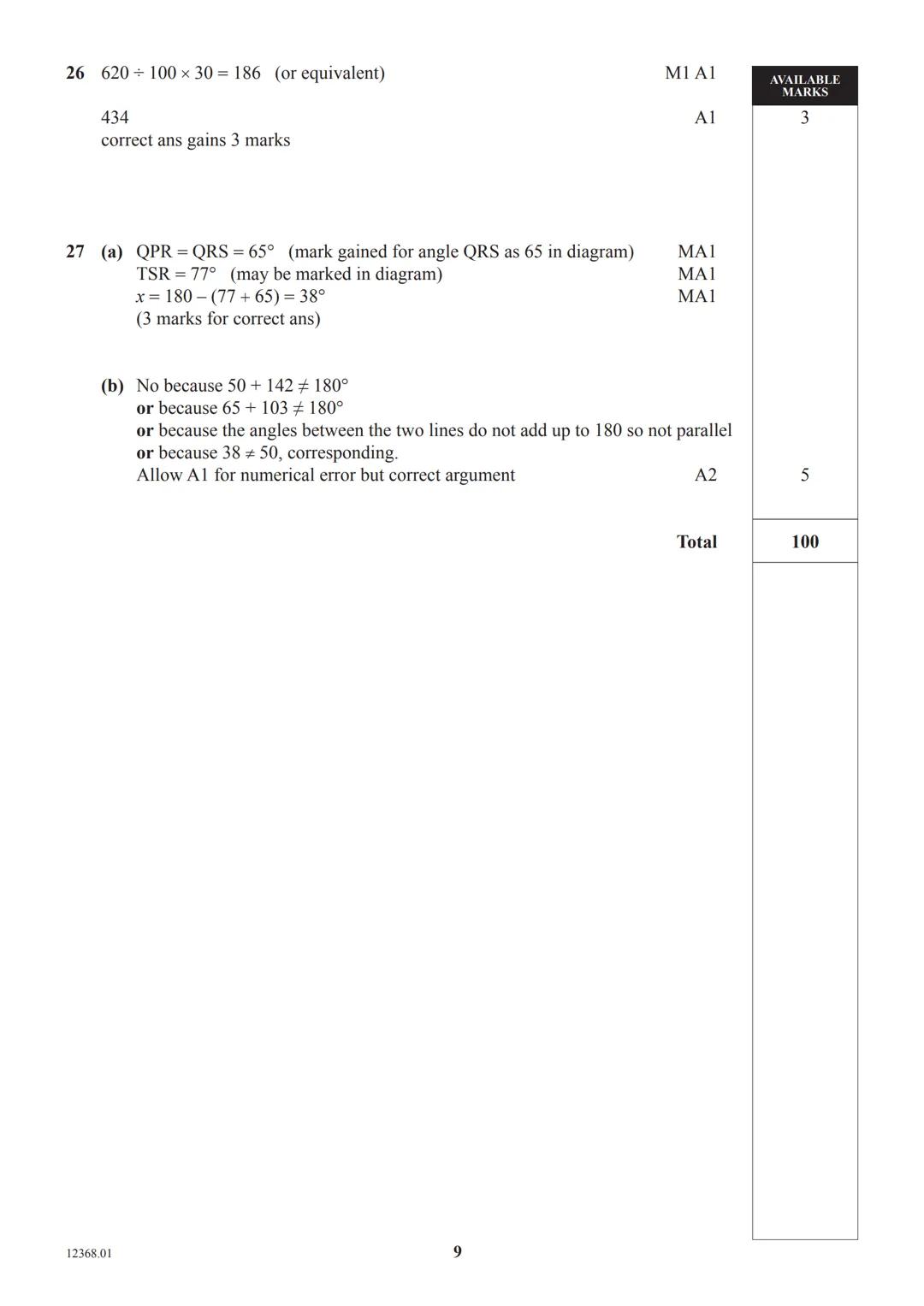 cea
Rewarding Learning
General Certificate of Secondary Education
Mathematics
Unit M1
(With calculator)
Foundation Tier
[GMC11]
Assessment
T