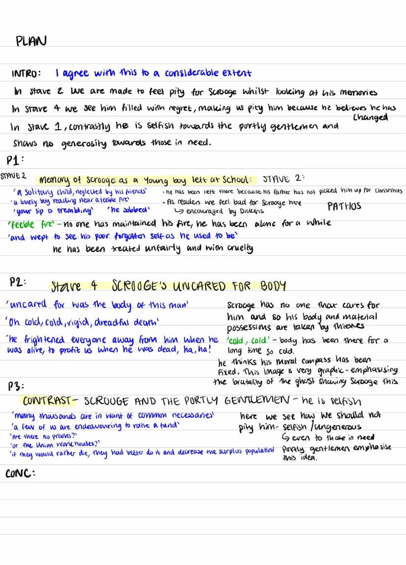 A Christmas Carol by Charles Dickens
Choose ONE question.
You are advised to spend about 45 minutes on this section.
EITHER
17 Explore how D