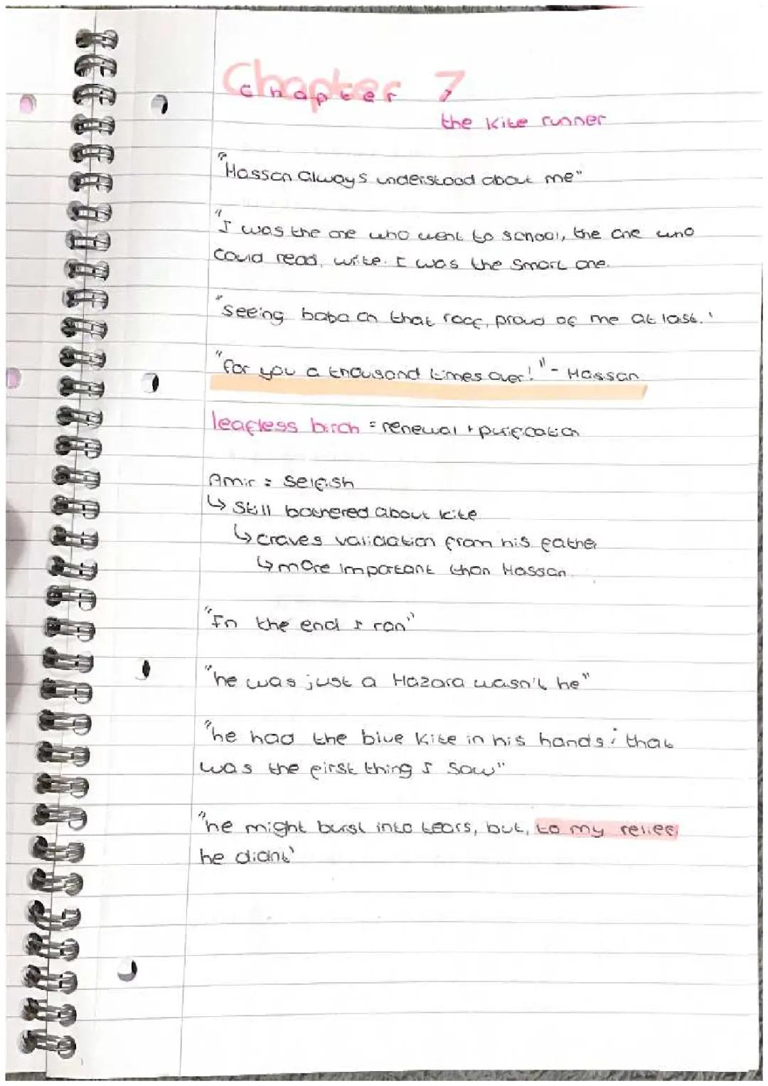 Chapter 7 - The Kite Runner