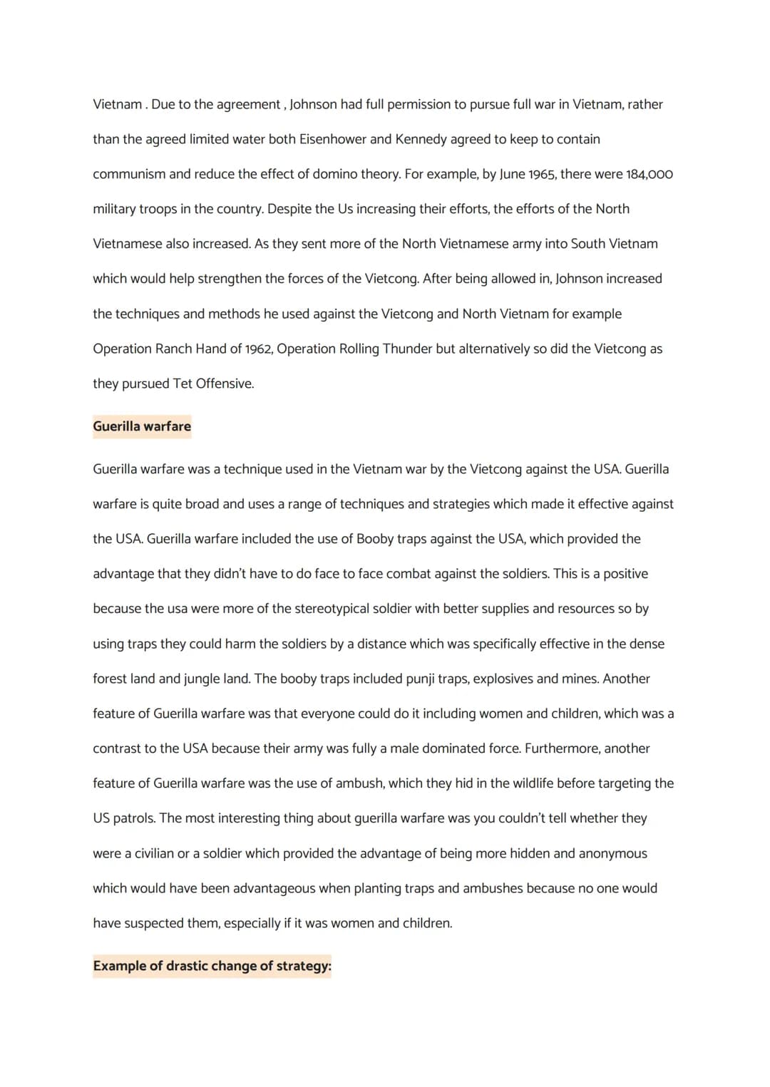 Vietnam war
Why was the USA getting increasingly involved in Vietnam?
The USA believed in the idea of Domino Theory which was the idea that 