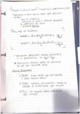 Know Intro to Stats Notes from basics to regression (Please read description) thumbnail