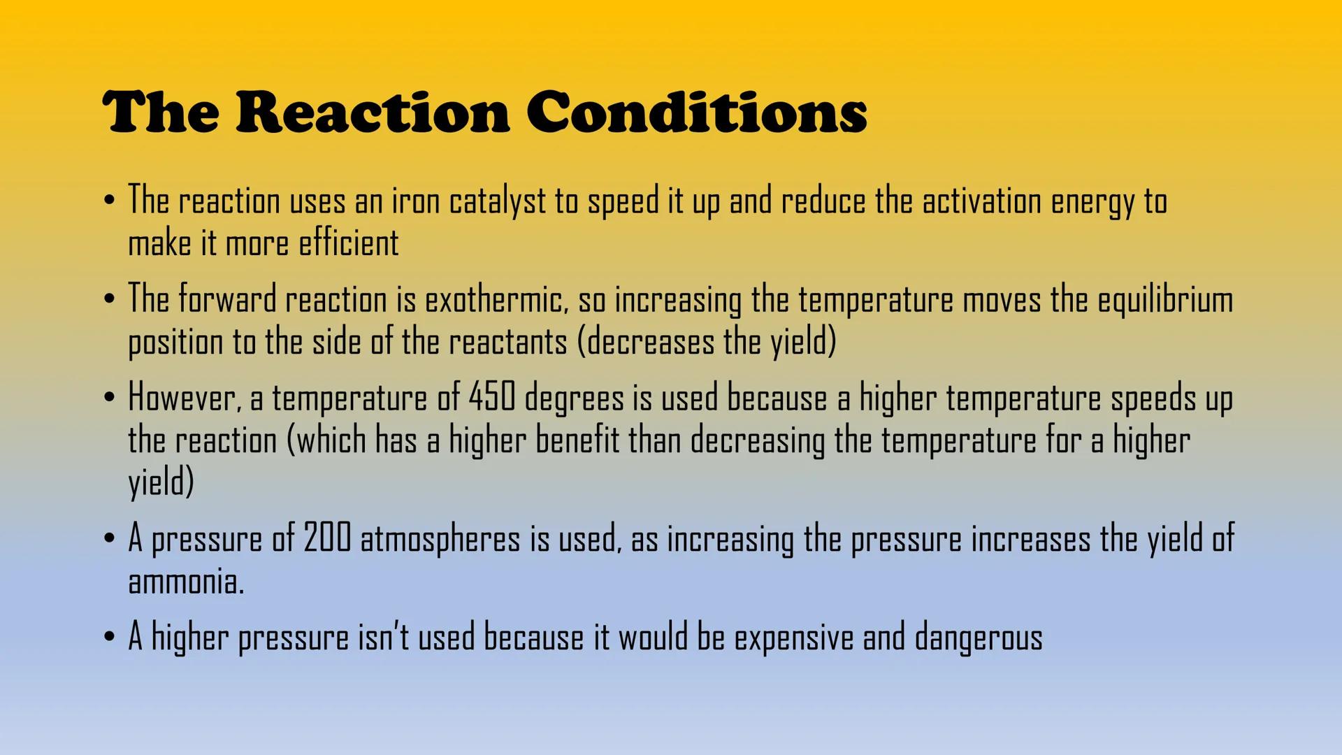 # The Haber Process

And NPK Fertiliser # The Haber Process

*   N2+3H, ≥ 2NH, (+heat)
*   Nitrogen + Hydrogen ammonia gas

*   Nitrogen and