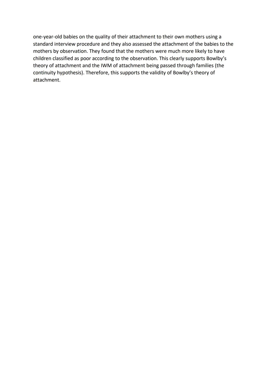 Essay 6: Describe and evaluate Bowlby's monotropic theory of attachment
(16 marks)
Bowlby's theory of attachment is an evolutionary theory a