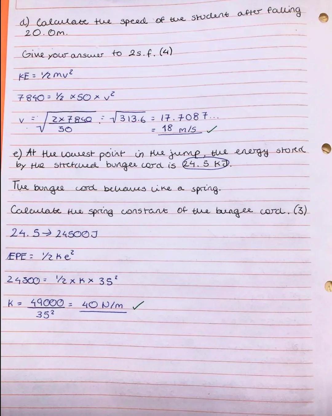 Physics
Elastic potentive energy_-_-
O
Stretching springs –
Force applied elastic potential.
Compression or extension will increase the ener