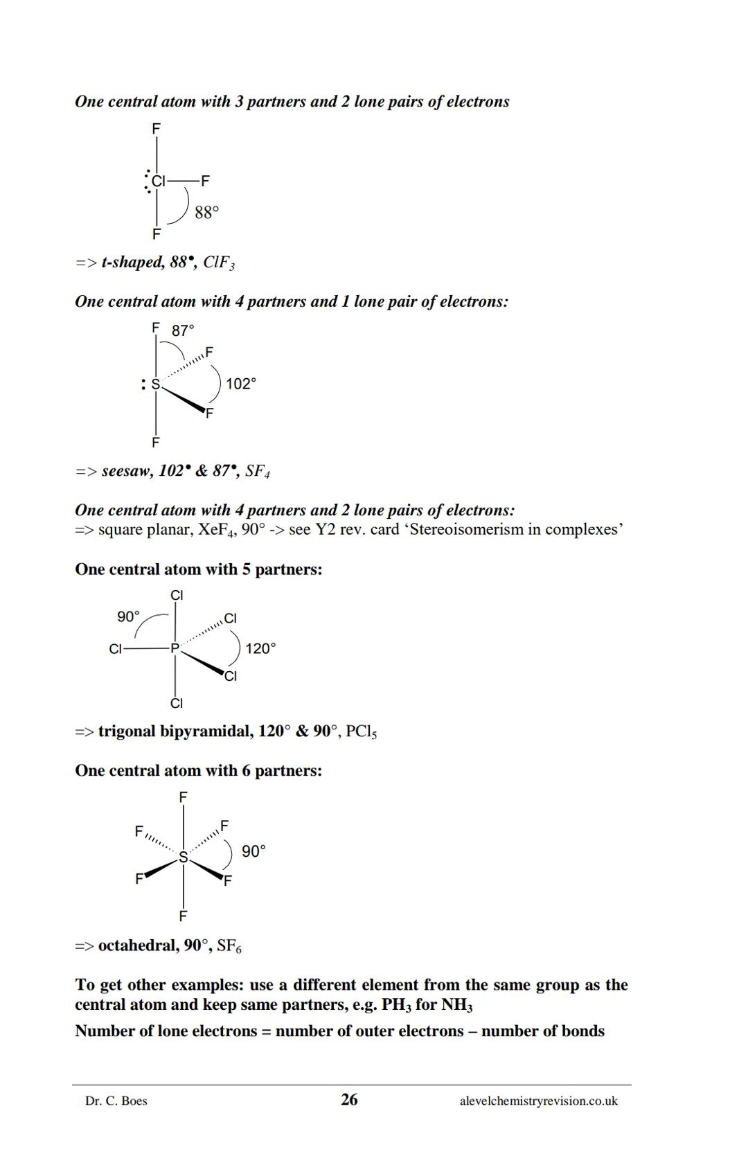 A-LEVEL CHEMISTRY
FLASH NOTES
AQA Year 1 and AS
Free Sample!
Dr C. Boes
Condensed Revision Notes (Flashcards) for a
Successful Exam Preparat