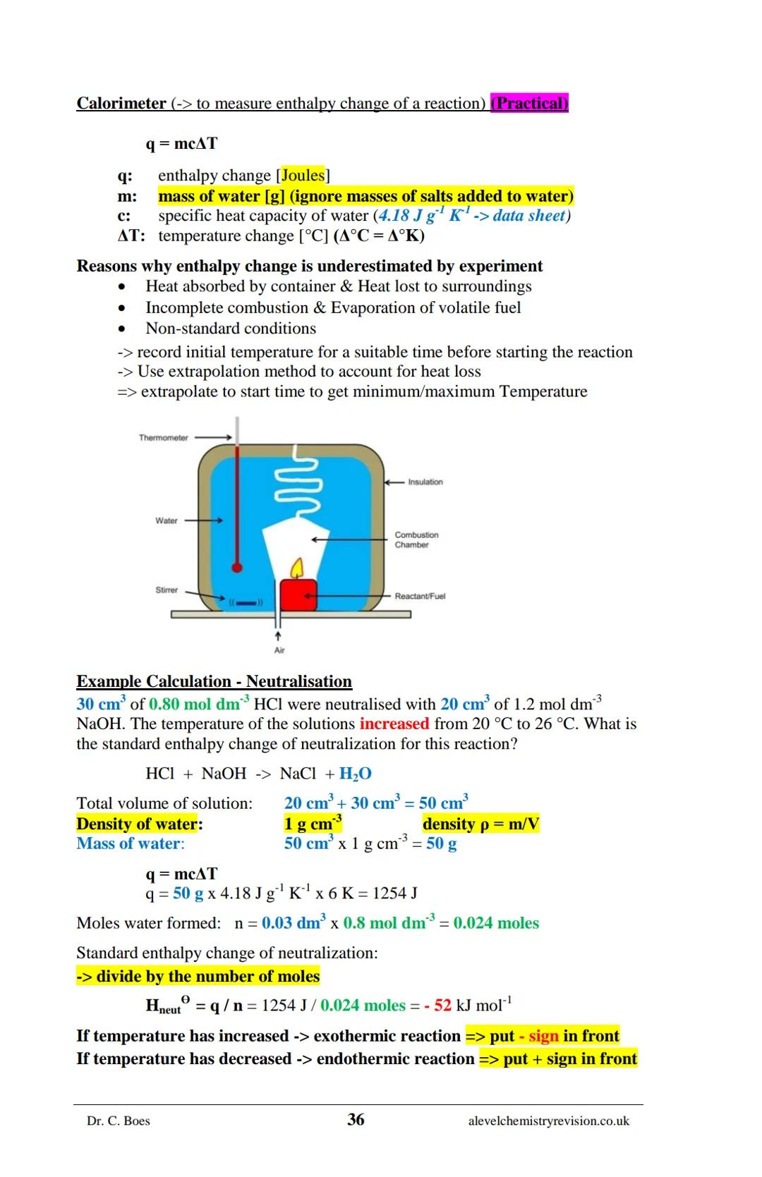 A-LEVEL CHEMISTRY
FLASH NOTES
AQA Year 1 and AS
Free Sample!
Dr C. Boes
Condensed Revision Notes (Flashcards) for a
Successful Exam Preparat