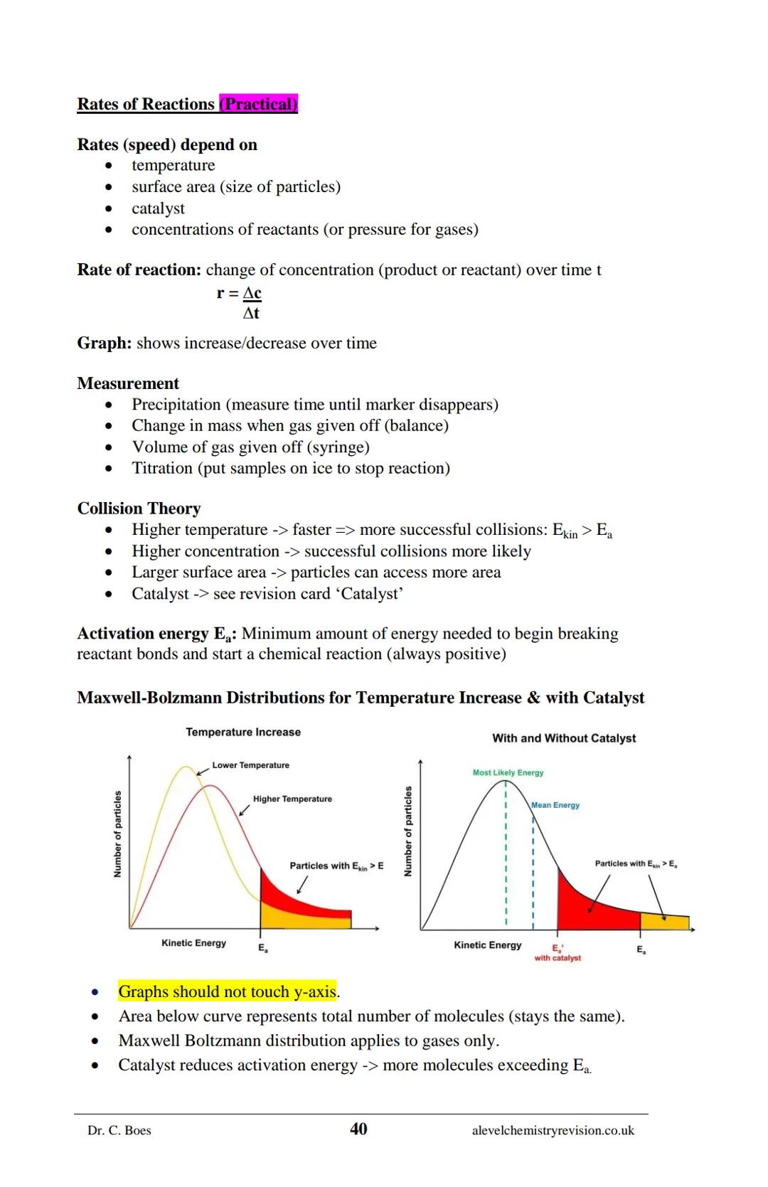 A-LEVEL CHEMISTRY
FLASH NOTES
AQA Year 1 and AS
Free Sample!
Dr C. Boes
Condensed Revision Notes (Flashcards) for a
Successful Exam Preparat