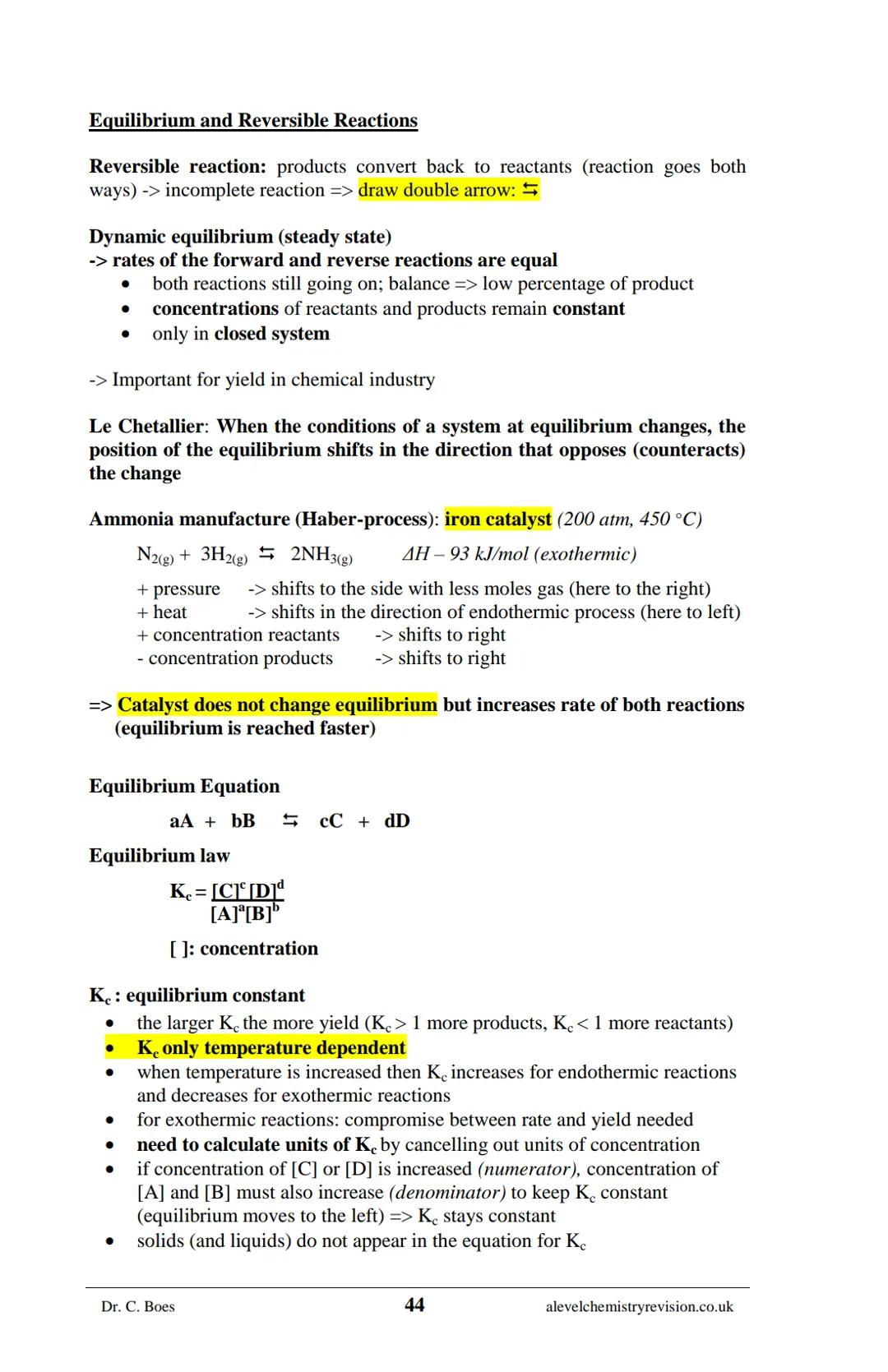 A-LEVEL CHEMISTRY
FLASH NOTES
AQA Year 1 and AS
Free Sample!
Dr C. Boes
Condensed Revision Notes (Flashcards) for a
Successful Exam Preparat