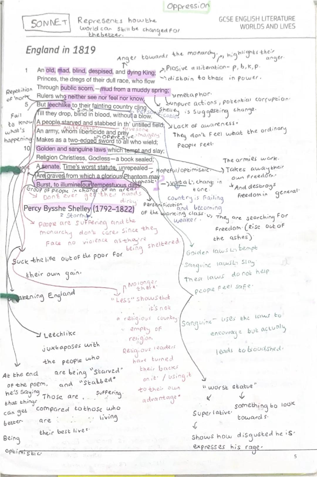 Nature
Sensory language: reflects the
harmony of nature.
Lines Written in Early Spring
Elongated vowel sounds
create a sense of peace and
ha