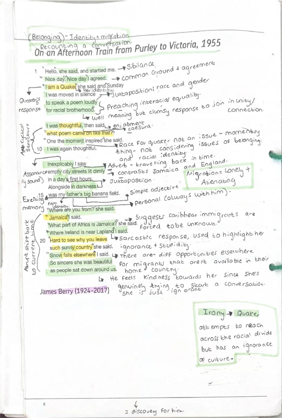 Nature
Sensory language: reflects the
harmony of nature.
Lines Written in Early Spring
Elongated vowel sounds
create a sense of peace and
ha