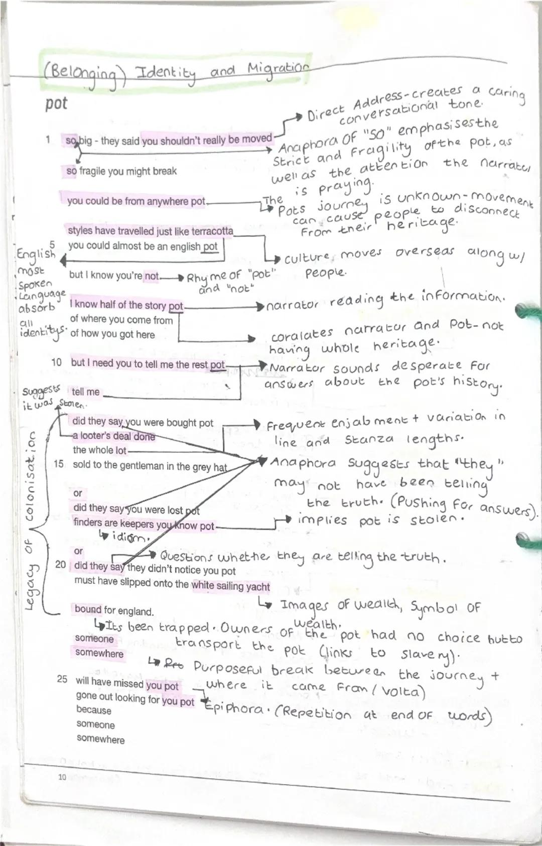 Nature
Sensory language: reflects the
harmony of nature.
Lines Written in Early Spring
Elongated vowel sounds
create a sense of peace and
ha
