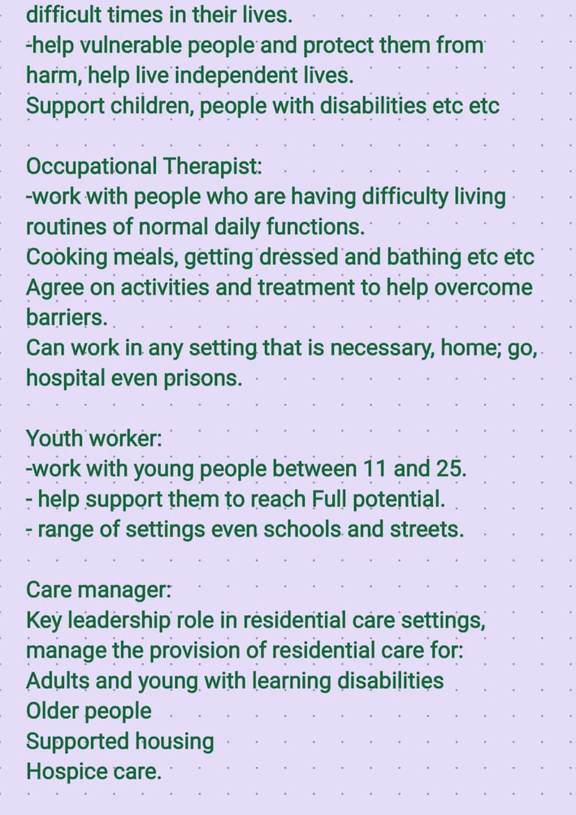 Health and Social Care Unit 2.
"Roles and Responsibilities of people
Working in the. Health and Social Care.
Sector."
You've got this!
Write