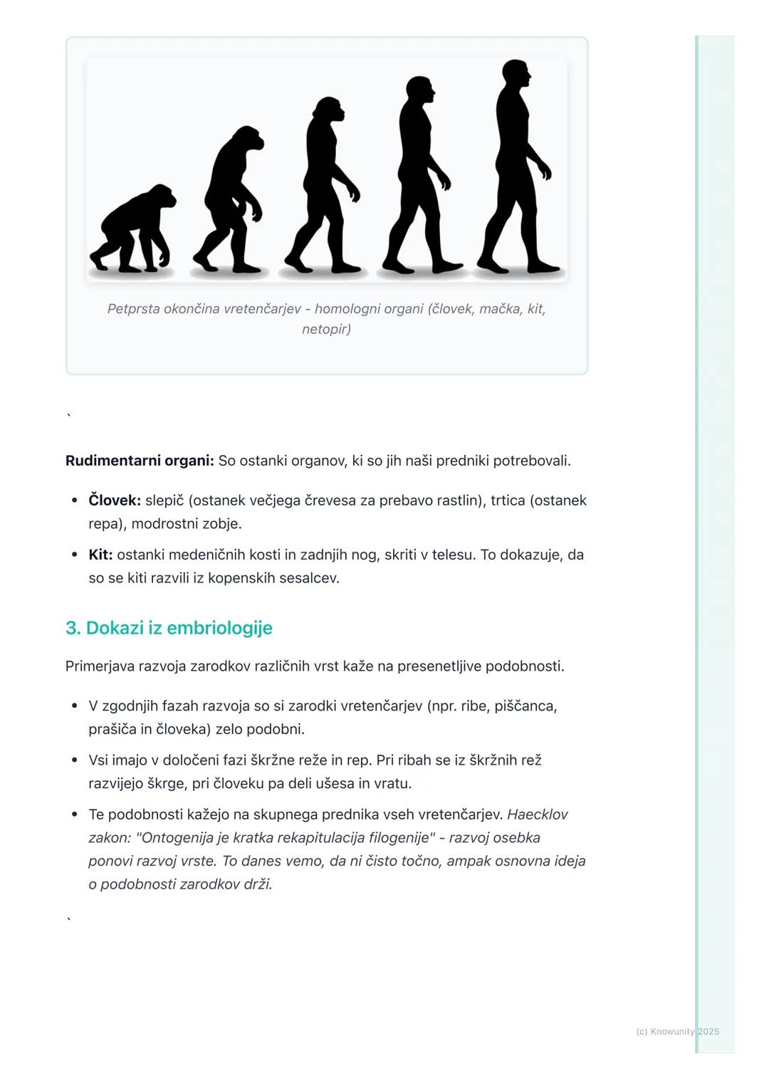 # Dokazi za evolucijo

Uvod v dokaze za evolucijo

Evolucija ni samo neka "ideja", ampak je znanstvena teorija, ki jo podpira
ogromno dokazo