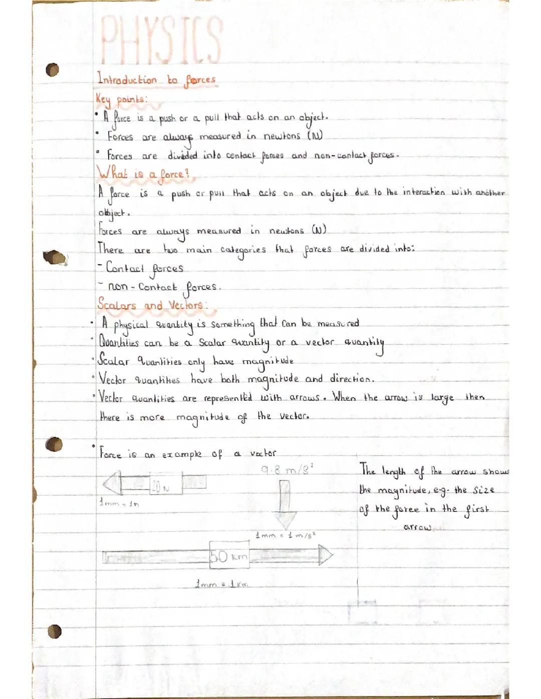 Introduction to forces