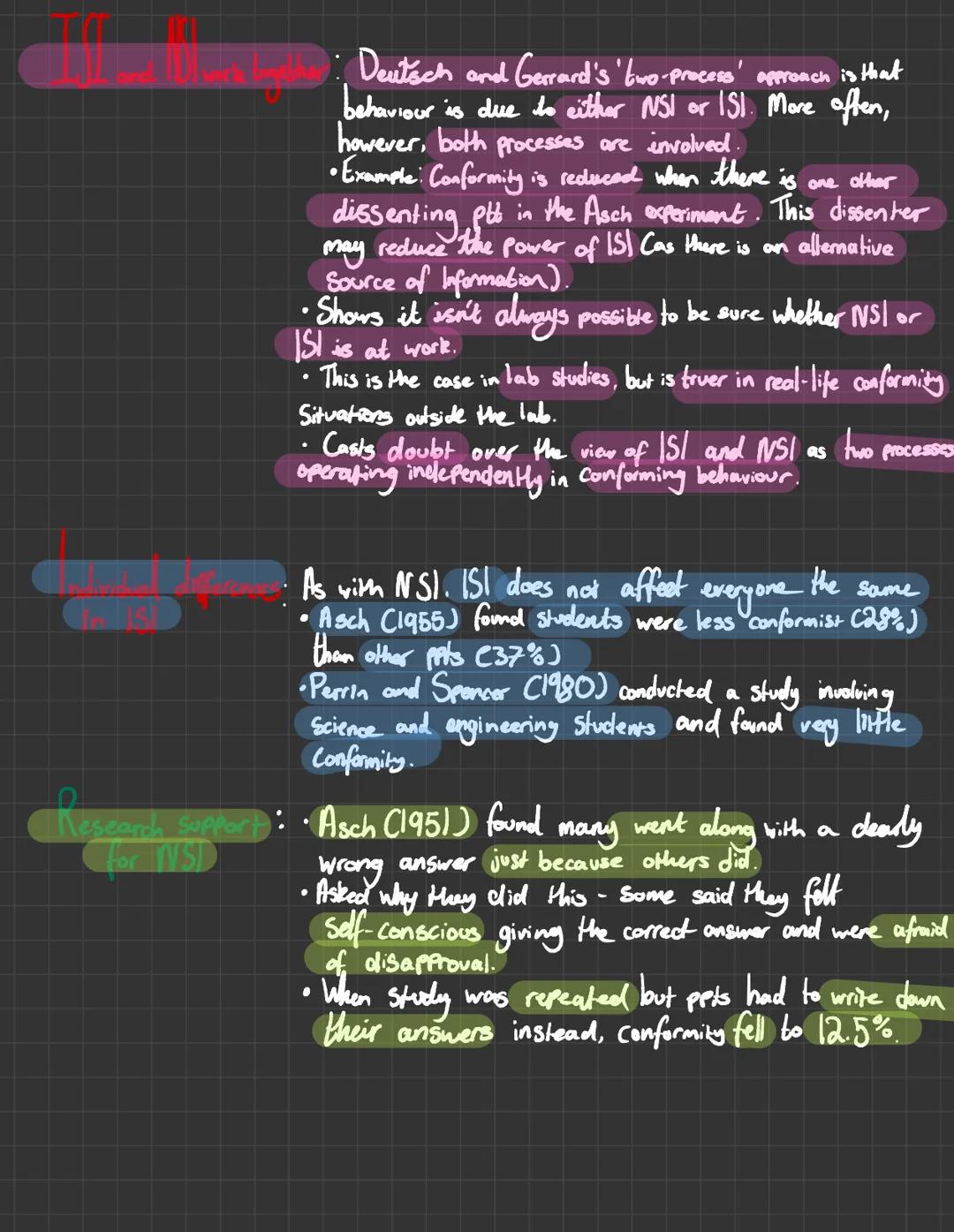 # Types and Explanations of Conformity

What is conformity?

• A change in behaviour
or opinions as a response to the attitudes of others
or