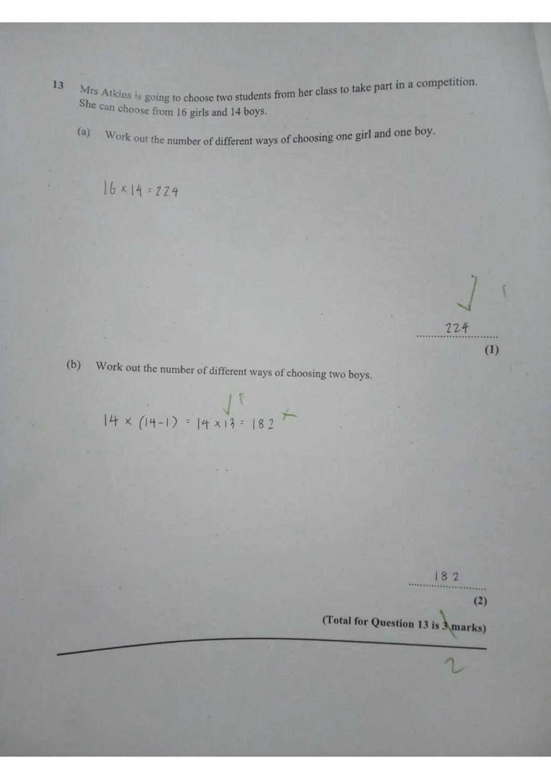 GCSE Mock Exam (Jan 2022)
Maths 2 (Higher) - Calc
Materials
Use a blue/black pen.
You must have a ruler, protractor, pencil and eraser. Trac